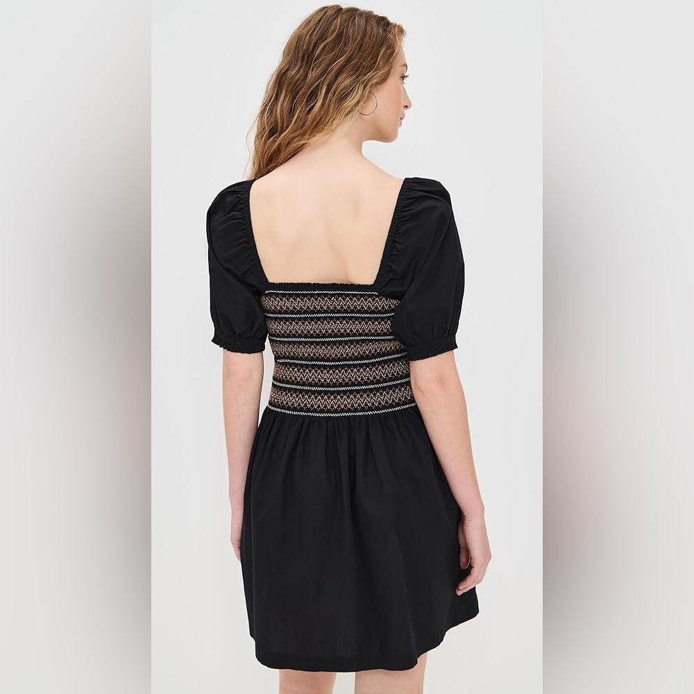 Madewell Poplin Puff-Sleeve Mini Dress - Picture 2 of 4